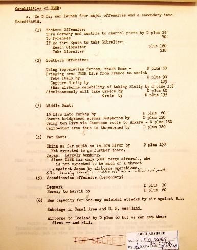 Page 2/11 JSC War Plan for 1949