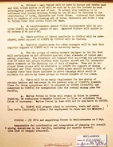 P 7/11 JCS War Plan for 1949